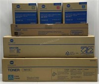 Lot of 6 Konica Minolta Toner Cartridges - NEW $68