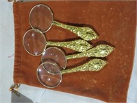 BRASS MAGNIFYING GLASS COLLECTION