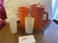 VINTAGE TUPPERWARE - PITCHER and MORE
