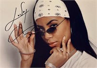 Autograph COA Aaliyah Photo