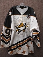 TEXAS TORNADOS AUTOGRAPHED JERSEY