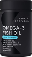 Sealed - Sports Research Triple Strength Omega 3 F