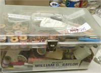 Sewing notions box lot