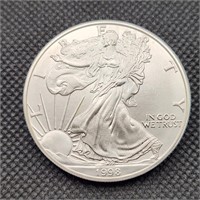 1998 Silver American Eagle $1 1 Oz.