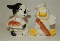 Anthropomorphic Duckling & Puppy Bread Bakers