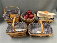 (5) Miniature Longaberger Baskets