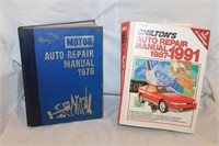 1991 Chilton Repair Manual & 1976 Motor Auto Repai