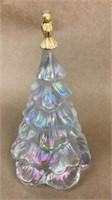 Fenton iridescent Christmas tree