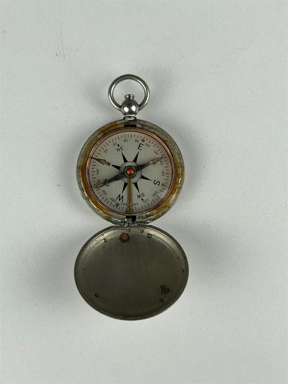 Vintage pocket watch style compass