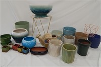 Bargain Lot Flower Pots Plant Stand Pottery Resin