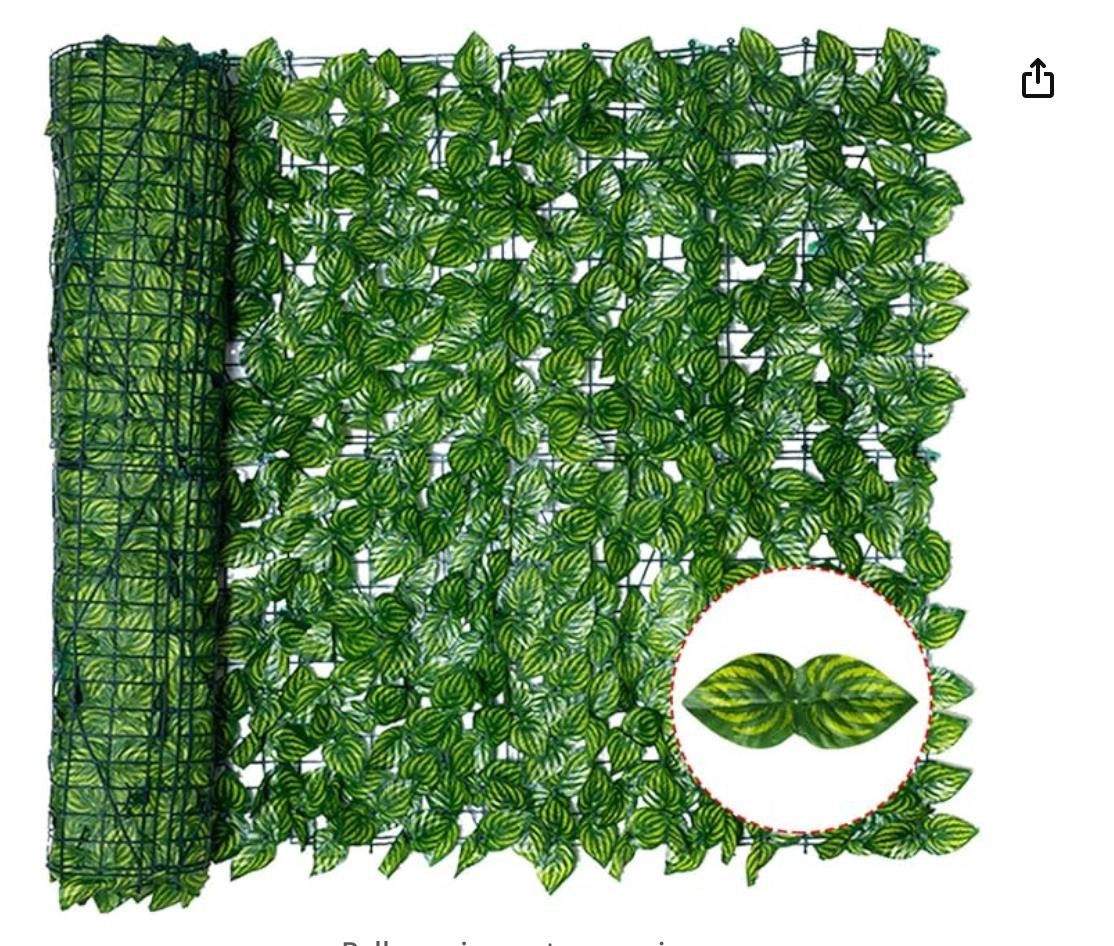 Miokycl Artificial Ivy Privacy Fence Screen,