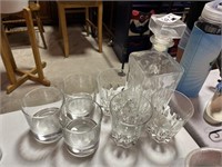 Decanter & 6 Spirit Glasses