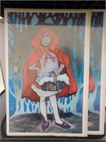 "Red Riding Hood" & "Siamese Cats" Prints