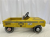 Checkered Cab Metal Pedal Car