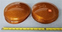 11- 8" Orange Light Lenses