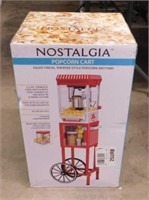New Nostalgia Popcorn popper cart in box