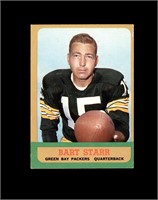1963 Topps #86 Bart Starr EX to EX-MT+
