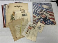 20+ pieces of patriotic sheet music & ephemera