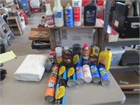 WD40 and shop sprays