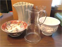 Glassware & Pottery incl. Bauer