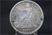 1877-S Silver United States Trade Dollar