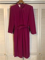 VINTAGE HENRY-LEE PETITES DRESS SIZE 14