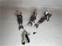 1990s Star Wars Speeder bike action figures