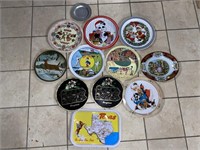 (11) METAL ADVERTISING TRAYS