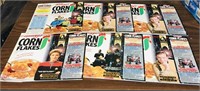 Lot Of 6 Star Trek Corn Flakes Cereal Boxes