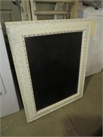 ANTIQUE FRAMED PAINTED CHAULK BOARD