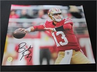 BROCK PURDY SIGNED 8X10 PHOTO WITH COA