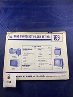 Vintage Sams Photofact Folder No 769 TVs