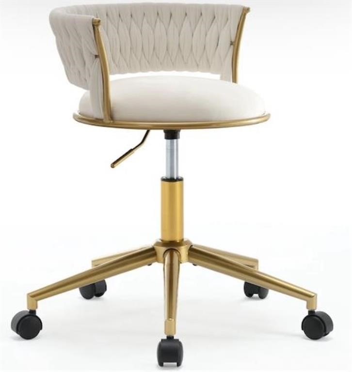 JONPONY Velvet Office Task Desk Chair