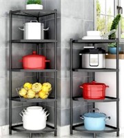 5-tier Kitchen Corner Shelf Rack, Multi-layer Pot