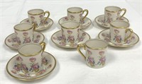 Vintage Concorde China Demitasse Set