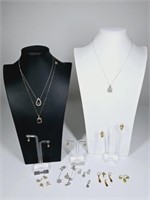 34 Grams 10KT Gold Jewelry: Diamonds, Sets