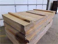 (25) Pcs Of T&G Spruce Plywood
