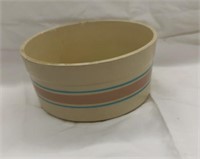 McCoy pink and blue banded bowl