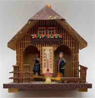 Vintage Bambi Wooden Weather House