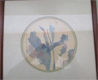 ART-Framed Watercolor "Iris"