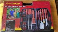 18 piece BBQ tool set