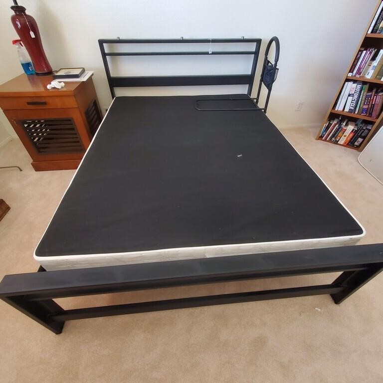 Queen Bedframe With Box Spring
