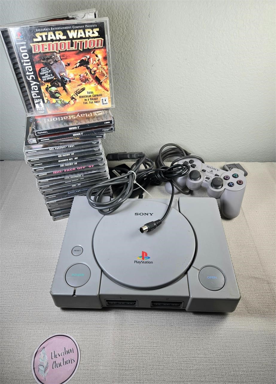 Original Playstation Video Game Console Games