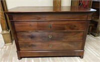 Louis Philippe Style Mahogany Commode.