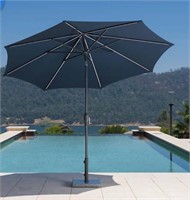 Sunvilla 10' Round Solar LED Umbrella read info