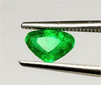 AA Quality Heart Emerald - 0.65 Crts