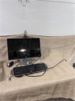 20" computer with keyboard - works been cleared