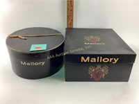 (2) Mallory hat boxes