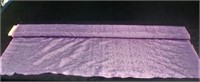 Lavender Iridescent fabric with floral pattern
