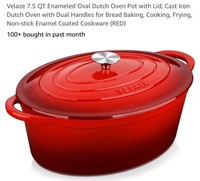 Oval Dutch Oven Pot with Lid